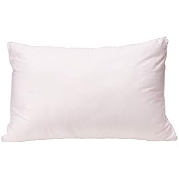 Mastertex SYNCHKG055551 Down Alternative Bed Pillow Cotton Cover Super Plush Microfiber Fill Hypoallergenic and Allergy Safe Soft and Breathable Queen Size (20x30x1.5)