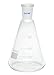 Deschem 500ml 24/40 Lab Glass Erlenmeyer Flask with Ground Joint Laboratory Chemistry Conical Bottle