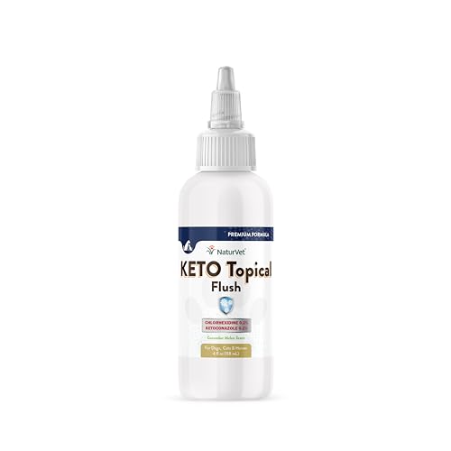 NaturVet Keto Topical Flush for Dogs, Cats & Horses 4 oz