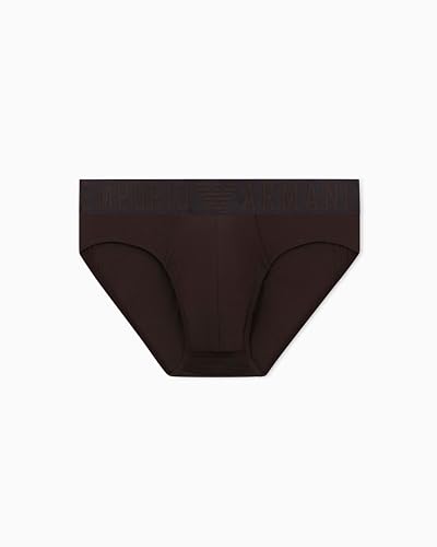 Emporio Armani Essential - Calzoncillos de Microfibra para Hombre, Color marrón, Talla S, marrón, S