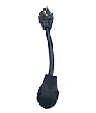 OLD MALE 10-50P 3-PRONG PLUG to NEW FEMALE 14-50R
