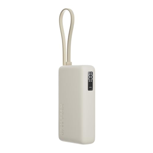 22.5W Power Bank mit Integriertem Kabel - 10000mAh, Schnellladefunktion, lädt 3 Geräte gleichzeitig, flugtauglich, in 4.5 Stunden aufgeladen - praktisch und kompakt, Blau