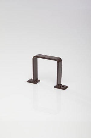 POLYPIPE RS236 Brown Square Flush Downpipe Bracket Pack of 3