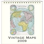 Vintage Maps 2009 Easel Desk Calendar by 