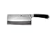 ZHEN Japanese VG-10 3-Layer Forged High Carbon Stainless Steel Light Slicer Chopping Chef Butcher Knife/Cleaver, 6.5-inch, TPR Handle -,Black