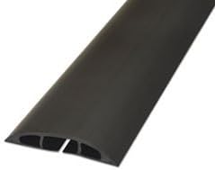 -- Light Duty Floor Cable Cover, 72" x 2 1/2" x 1/2", Black