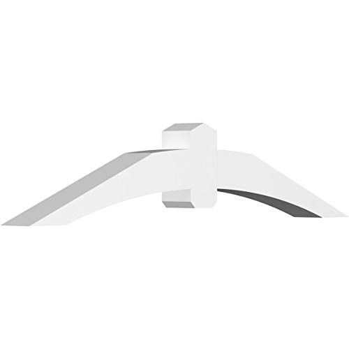 Ekena Millwork GBP072X15X0606ARC00 Archdale Architectural Grade PVC Gable Brack…
