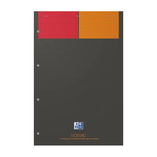 Oxford International Notizblock NOTEPAD, DIN A4+, kariert