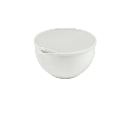 Araven Bol con Tapa para microondas 2 L, Blanco, 10.8x19.5x21 cm ...
