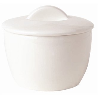 Royal Bone China CG322 Bone Ascot Sugar Bowl With Lid, 7.75 oz./220 mL