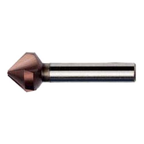 Dormer G50637.0 Series G506 HSS 90° Countersink with Tri-Flat Shank, TiAIN, 37.0mm x 4.5mm x 118mm