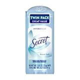 Secret Invisible Solid Antiperspirant & Deodorant Twin Pack 2 ea