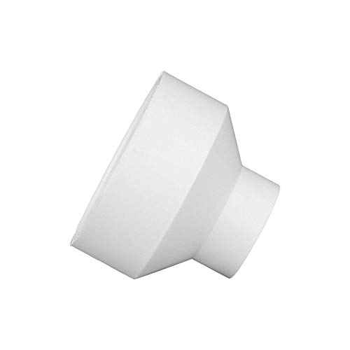 Charlotte Pipe PVC001021200HA 2" X 4" Pipe Increaser Reducer PVC DWV (Drain, Waste and Vent) Schedule 40 (Single Unit), White - Thumbnail 5