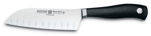 Wusthof Grand Prix II 5-Inch Hollow Ground Santoku Knife