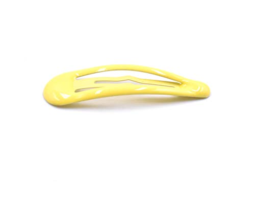 Art&Beauty 10 Pairs Colorful Assorted Color Glossy Snap Prong Clips Bendy Hair Clips Barrettes for Ladies Girls Women Adults Hair Bows