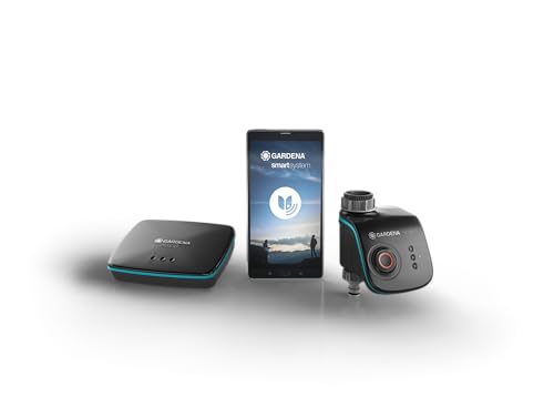 Gardena smart Water Control Set: Intelligente Bewässerungssteuerung, inkl. smart Water Control und smart Gateway, mit Bewässerungscomputer, Pflanzen b