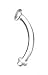 16g Clear Curved Eyebrow Ring Body Jewelry Piercing Retainer with O Ring 16 Gauge 3/8