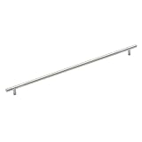 Cosmas 305-480SS Stainless Steel Cabinet Hardware Euro Style Bar Handle Pull - 18-5/16