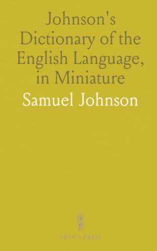 A Dictionary of the English Language: An Anthology (Penguin