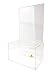 Acrylic Ballot - Suggestions - Donations Box Deluxe - W/Full Page Sign Holder. 8 1/2