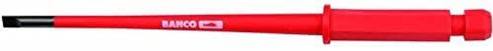 Bahco 8220SL-2P Slim/Insulated Interchangeable Blades for Slotted Head Screws, Red, 100/0.5 mm, Set of 2 Piece