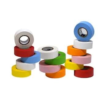 Cole-Parmer Write-On Tape, Assorted Colors, 3/4" x 14 yds, 16/pk