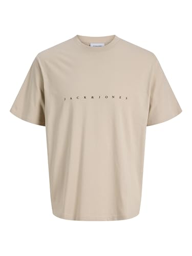 Jjestar Jj Tee Ss Noos Homme T-shirt, Beige, M