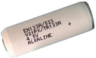 DANTONA INDUSTRIES V21PX Non-Rechargeable Battery, Alkaline, 650 mAh, 4.5 V, Pressure Contact, 16.8 mm