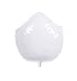 HIC Kitchen Tea Bag Holder Caddy, Fine White Porcelain, Leaf Design