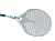 Professional 13-inch Perforated Circular Pizza Peel with 47-inch Handle