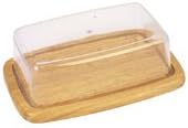 FAVECO Butter Dish with Lid - Brown - 12.5ย x 5.8ย x 20ย cm