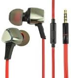 SOWND MHMS271CA01-RA HD 3.5mm Triangle Microphone Earphones (Red)