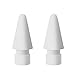 Bestdealing 2 Pack Nibs Tips Replacement for Apple Pencil Stylus Touchscreen Pen Tip for iPad Pro 10.5 12.9 inch Replace Parts (Apple Pencil 2nd Gen)