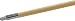 Carlisle 362005500 Lacquered Hardwood Lumathread Handle with Metal Tip, 1-1/8" Diameter x 60" Length primary