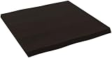 vidaXL Solid Oak Wood Live Edge Tabletop Dark Grey 60x60cm Handcrafted Unique view 8