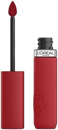 L'Oréal Paris Rossetto Liquido, Colore Intenso, Formula Matte a Lunga Durata, Con Acido Ialuronico, Resistente alle Sbavature, Infaillibile Matte Resistance, Tonalità: 425 Afterwork Drink, 5 ml