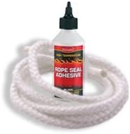 ChimFit 2 Meters Of 15mm Stove Rope & 100ml Adhesive Pack - Replacement Seals
