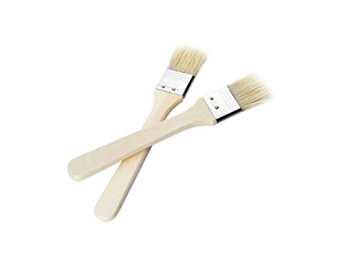 Zzooi Food Grade Disposable Pig Hair Barbecue Basting Brush Disposable Basting Brushes 2PCS