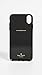 Kate Spade New York Heartbeat iPhone Xs Max Case, Black/White, One Size