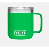 YETI Rambler 10 oz Stackable Mug, Vacuum Insulated, Stainless Steel with MagSlider Lid, Verde Green
