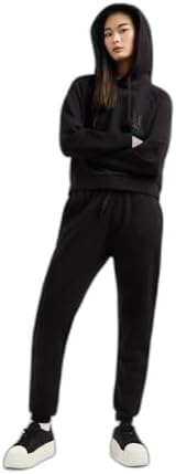 Amazon.com: Armani Exchange Women's Icon Logo Cropped Zip Hoodie