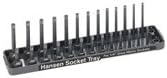 Hansen Global Standard and Deep Socket Tray - 1/4in. Metric