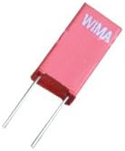 WIMA MKS0C031000C00KSSD MKS 02 Series 63 V 0.1 uF ±10% LS=2.5 mm Metallized PET Film Capacitor - 50 item(s)