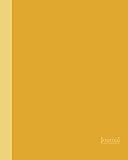 Journal: Two Tone Yellow 8x10 - GRAPH JOURNAL - Journal with graph paper pages, square grid pattern by Premise Content