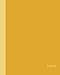 Journal: Two Tone Yellow 8x10 - GRAPH JOURNAL - Journal with graph paper pages, square grid pattern by Premise Content