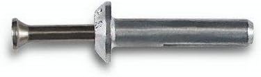 1/4" x 1-1/4", Powers Zamac Hammer-Screw Nail Anchors, Mushroom Head with No. 2 Phillips Head Carbon Steel Screw, 100/Bx