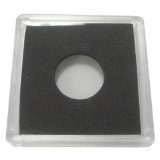 2x2 Plastic Coin Holder with Black Insert - Cent (25 Holders)