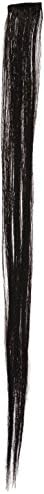Donna Bella Hair Single Synthetic Clip-In Hair Extensions, No 4 Dark Brown, 18 Inch, 1.6 Ounce