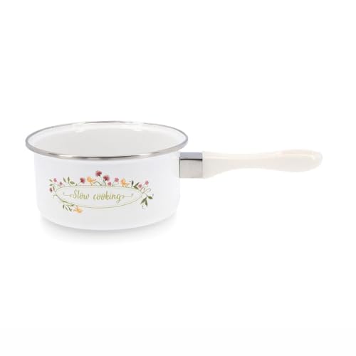Quid Memory Casserole émail acier 16 cm - 150 cl blanc