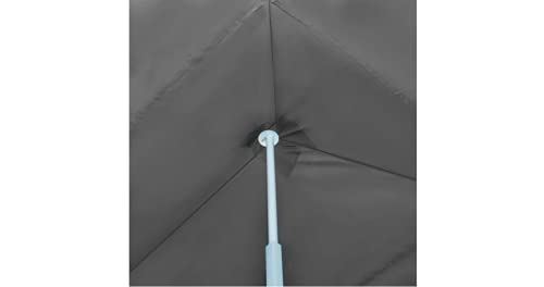 Faltzelt Partyzelt Pop-Up mit 5 Seitenwänden Gartenbauten Pavillons und Partyzelte stabil 3x9 m Anthrazit – Bild 6